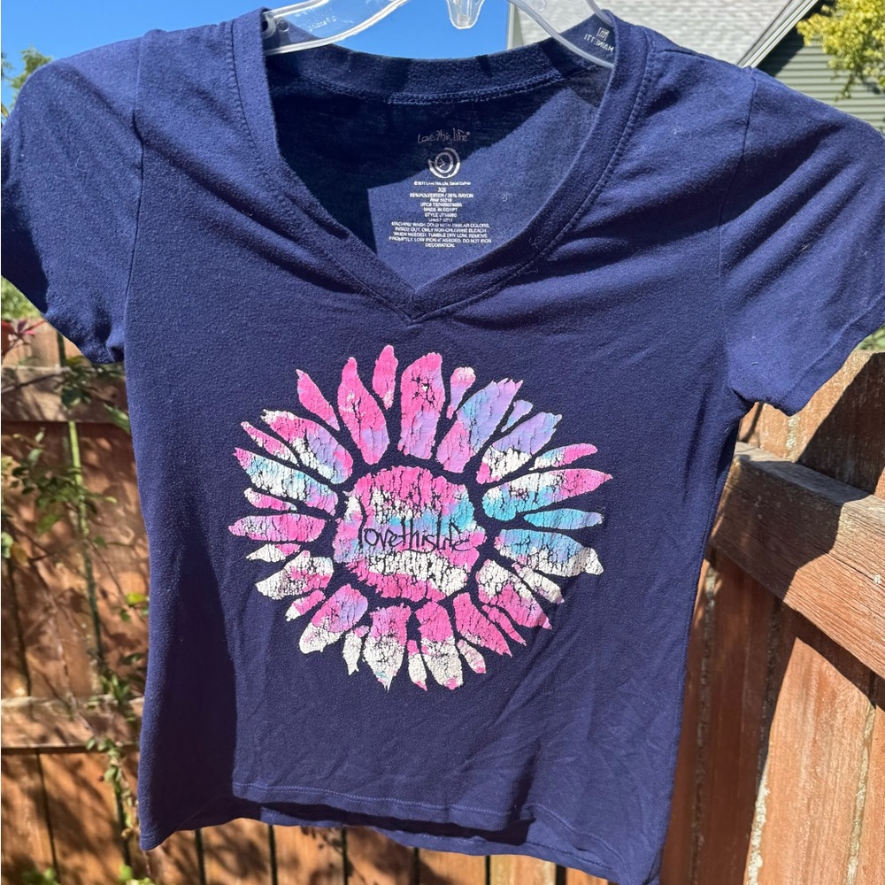 Navy Blue Graphic Tee